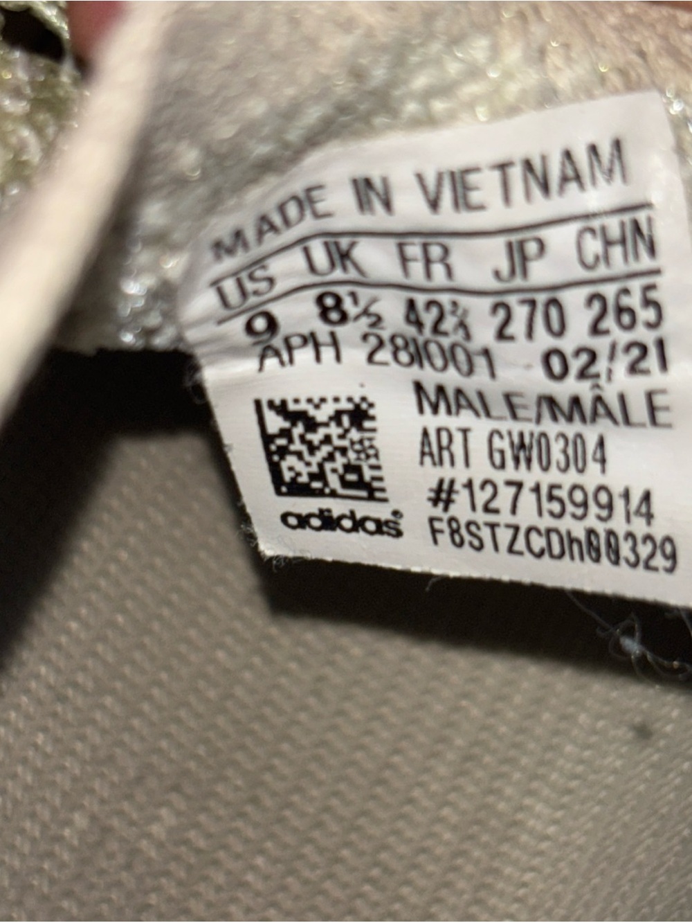 Yeezy Boost 380 Alien Blue Size 9 - Picture 6 of 6